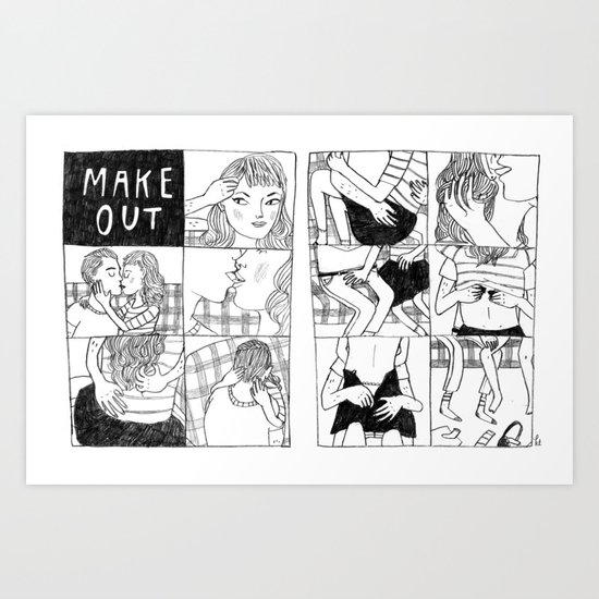 Make Out Art Print