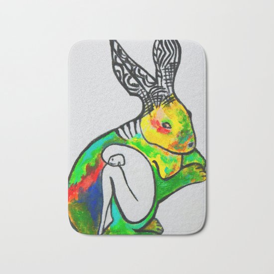 Rabbit's Hive Bath Mat