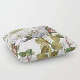 Vintage & Shabby Chic - Spring Flowers Magnolia Botanical Garden Floor Pillow