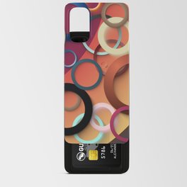 Multi Colored Rings Android Card Case