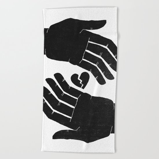 broken things Beach Towel