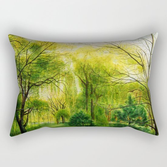 Waiting for Spring Rectangular Pillow