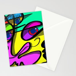 FACΞ: Look at Me Stationery Card