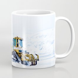 Heavy Machinery in Snowy Mountain Coffee Mug