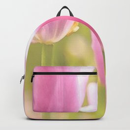 Spring is here with wonderful  colors - close-up of tulips flowers #decor #society6 #buyart Backpack