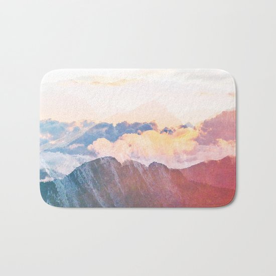 Mountain Glory #society6 #decor #buyart Bath Mat