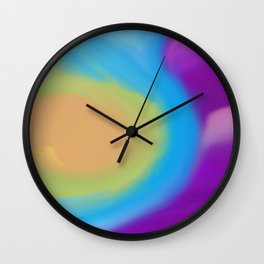 Claudio Wall Clock | By, Aura, Sanchez, Thedragonpuff, Abstract, Art, Claudio, Portraits, Painting, Pastel 