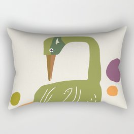 Quirky Brolga Rectangular Pillow