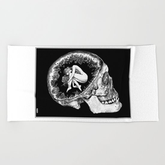 asc 101- L'âme immortelle Beach Towel