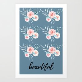 Flower design  Art Print