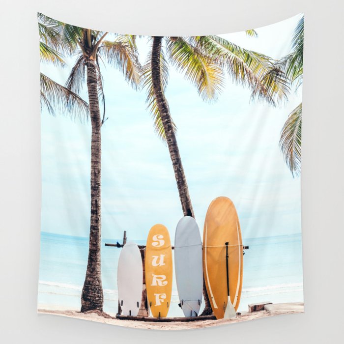 Surfboard tapestry best sale