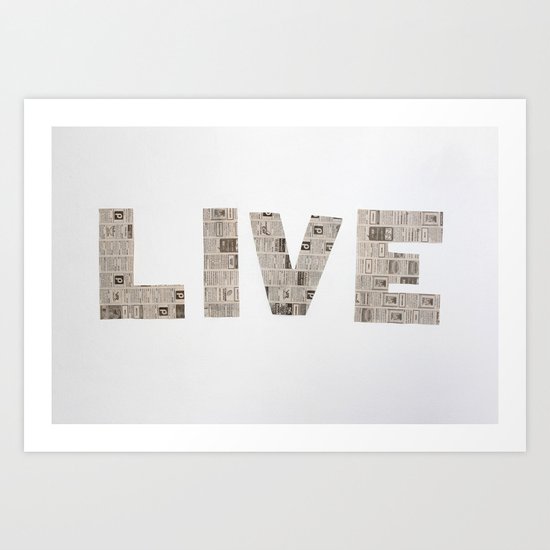 Live Art Print