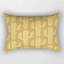 Mid Century Modern Desert Cactus Pattern 855 Rectangular Pillow