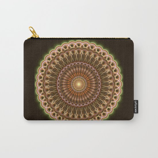 Patterns mandala in earth tones Carry-All Pouch