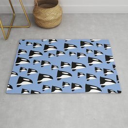 Whale pattern Rug