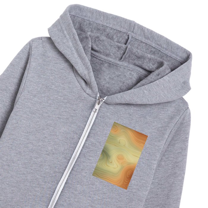 Earth Agate Texture 15 Kids Zip Hoodie