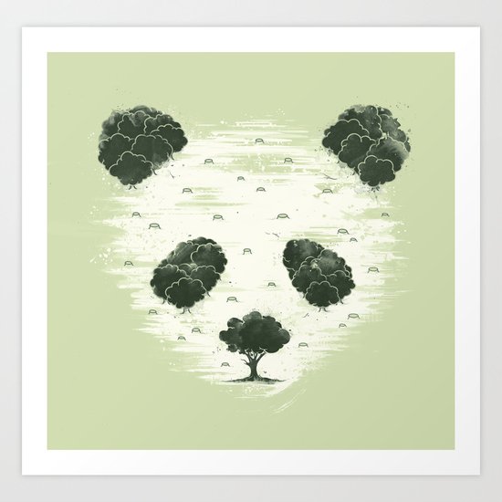 Deforestation Art Print