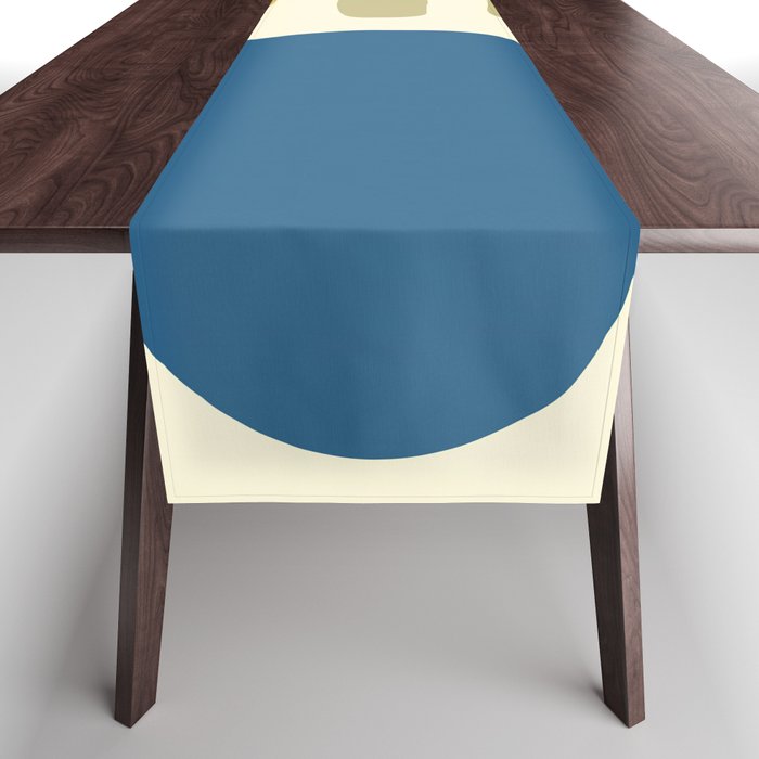 Abstract shapes colorblock collection 2 Table Runner