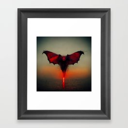 Dark Wings Framed Art Print