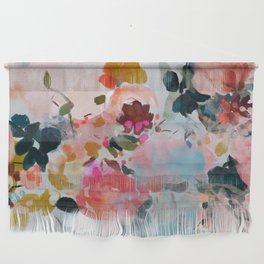 floral bloom abstract painting Wall Hanging
