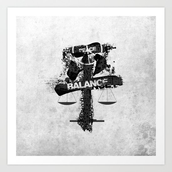 peace and balance Art Print