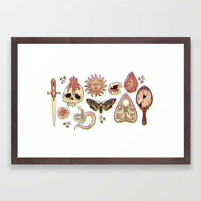 Whacky Wicca Framed Art Print By Kirstenrothbart Society6