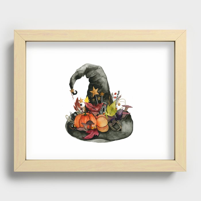 Autumn Witch  Recessed Framed Print