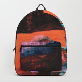 Melt With Me Backpack | Edgy, Ink, Digital, Nature, Surreal, Contemporary, Graphicdesign, Skull 