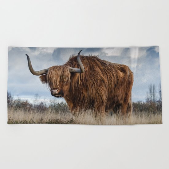 Bull animal 4 Beach Towel