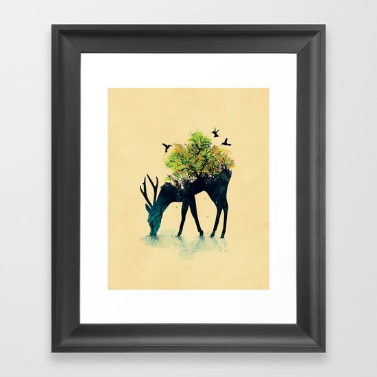 Watering (A Life Into Itself) Framed Art Print