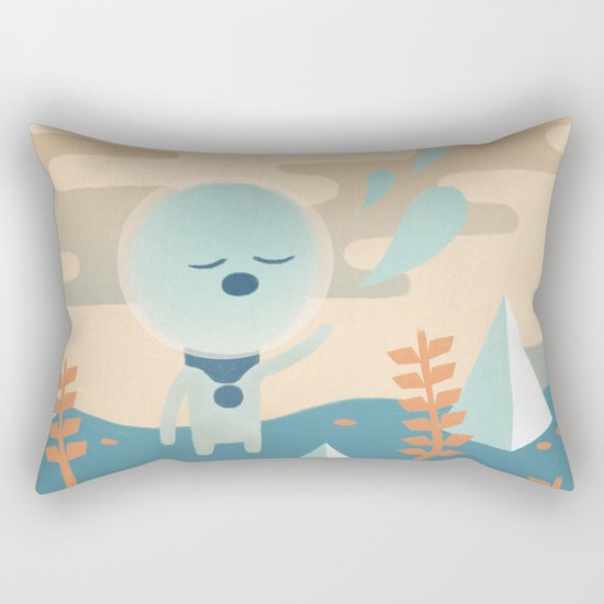 Space Traveler Rectangular Pillow