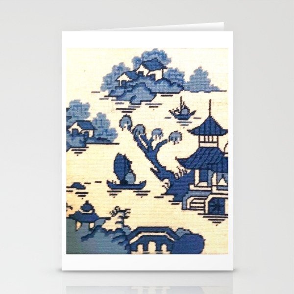 Blue Willow 2 Stationery Cards