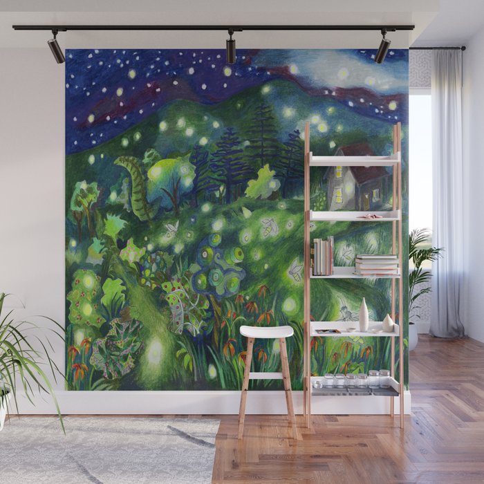 Firefly Cosmos Wall Mural