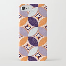 Geometric Mid Century Modern Retro 60s 70s nostalgia timeless design, vintage and contemporary vibes iPhone Case
