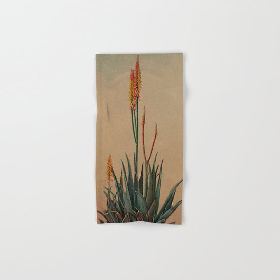 Blooming succulent. Hand & Bath Towel