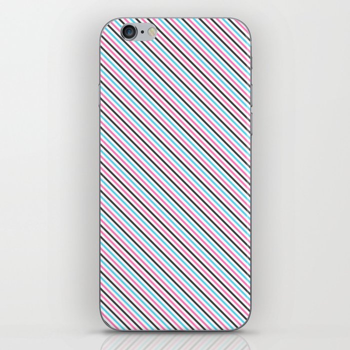 Straight Lines Pattern iPhone Skin