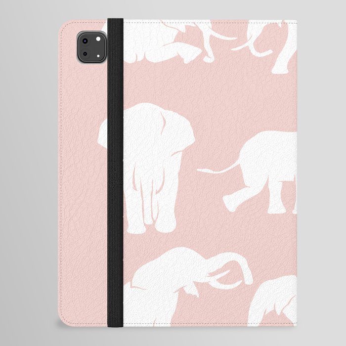 Rose elephant silhouette iPad Folio Case