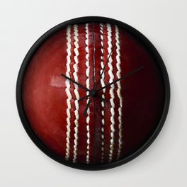 Cricket Ball Wall Clock