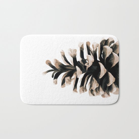 Pinecone Bath Mat
