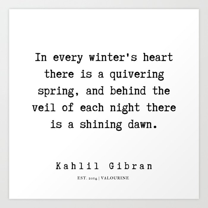 66 Kahlil Gibran Quotes 190701 Art Print By Quotesandsayings Society6