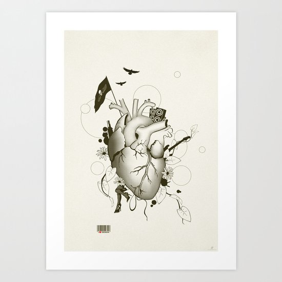 I Love Design Art Print