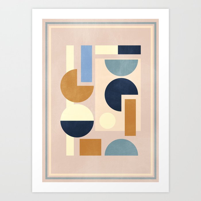 Abstract Geometric 28 Art Print