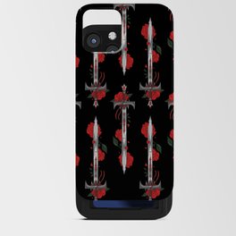 Thorn Sword Red iPhone Card Case