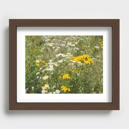 Blooming meadow Recessed Framed Print