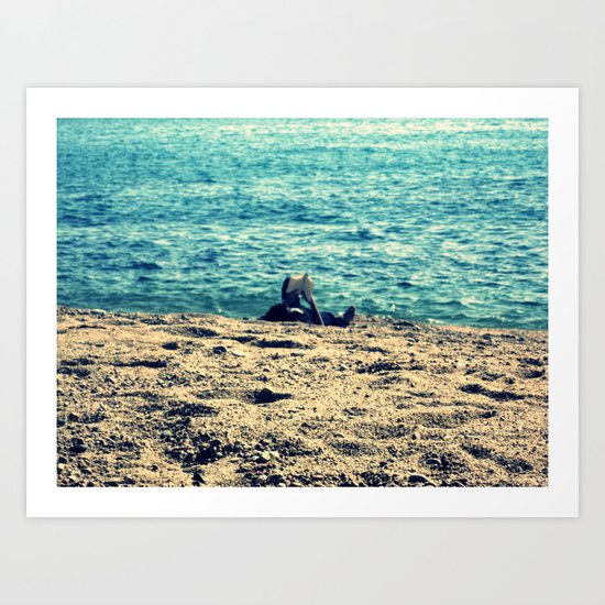 reading 4 Art Print