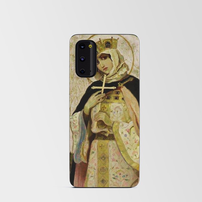 “St Olga” by Mikhail Nesterov Android Card Case
