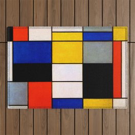 Piet Mondrian Composition A  Outdoor Rug