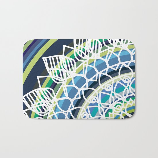 Quarter mandala II Bath Mat