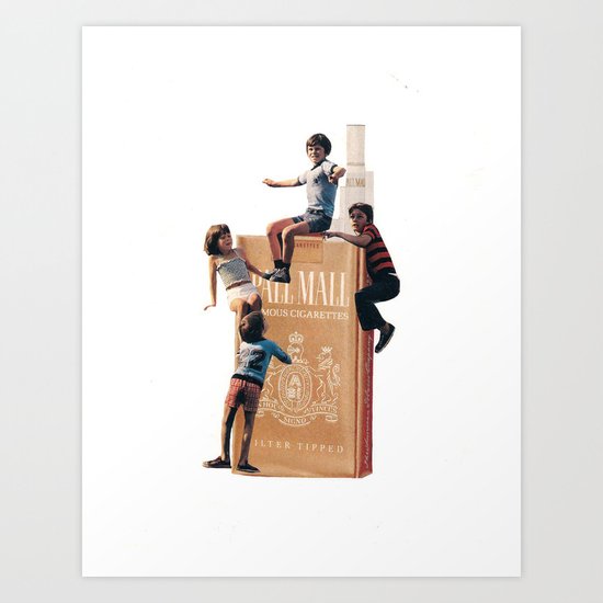 The Cigarette Gang Art Print