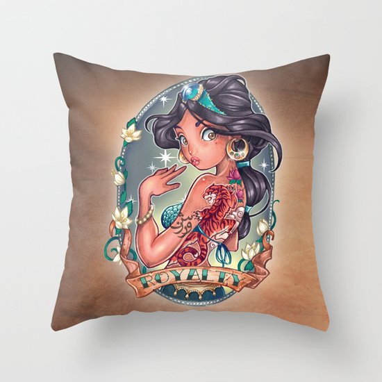 Royal Blood Throw Pillow
